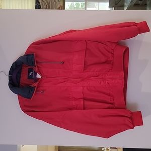 STEEPLECHASE Vintage Lightweight Windbreaker Style Concealed Hood Men's Jacket